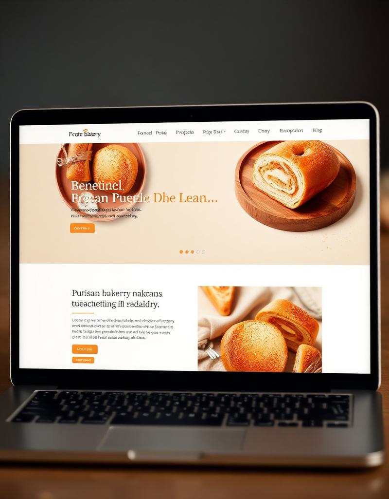Aperçu du site Boulangerie Dupont